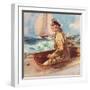 Woman in Boat, 1939, UK-null-Framed Giclee Print