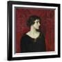 Woman In Brown-William Bruce Ellis Ranken-Framed Giclee Print