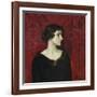 Woman In Brown-William Bruce Ellis Ranken-Framed Giclee Print