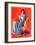 "Woman in Chair,"September 1, 1934-F. Sands Brunner-Framed Giclee Print