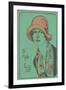 Woman in Cloche Hat-null-Framed Art Print