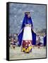 Woman in Costume for Inti Raimi Festival of the Incas, Cusco, Peru-Jim Zuckerman-Framed Stretched Canvas