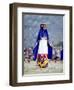 Woman in Costume for Inti Raimi Festival of the Incas, Cusco, Peru-Jim Zuckerman-Framed Premium Photographic Print