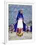 Woman in Costume for Inti Raimi Festival of the Incas, Cusco, Peru-Jim Zuckerman-Framed Photographic Print