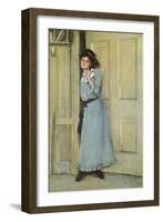 Woman in Doorway, 1904-null-Framed Art Print