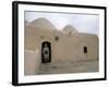 Woman in Doorway of a 200 Year Old Beehive House in the Desert, Ebla Area, Syria, Middle East-Alison Wright-Framed Photographic Print