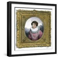 'Woman in Elizabethan dress', c1819Artist: G Engelmann-G Engelmann-Framed Giclee Print