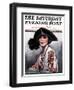 "Woman in Embroidered Blouse," Saturday Evening Post Cover, May 5, 1923-Neysa Mcmein-Framed Giclee Print