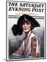 "Woman in Embroidered Blouse," Saturday Evening Post Cover, May 5, 1923-Neysa Mcmein-Mounted Giclee Print