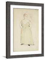 Woman in Evening Dress, 1912-Charles Demuth-Framed Giclee Print