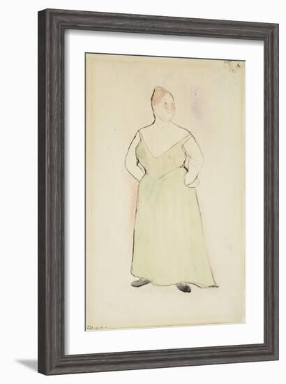 Woman in Evening Dress, 1912-Charles Demuth-Framed Giclee Print