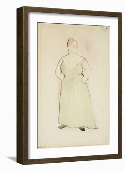 Woman in Evening Dress, 1912-Charles Demuth-Framed Giclee Print