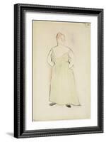 Woman in Evening Dress, 1912-Charles Demuth-Framed Giclee Print