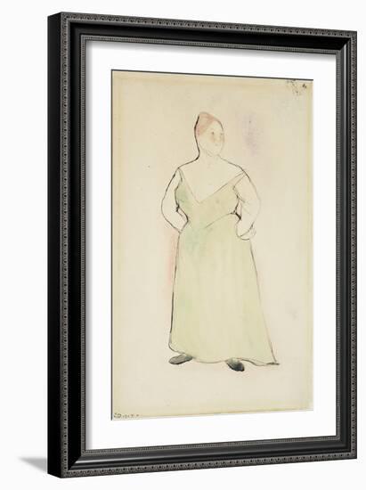 Woman in Evening Dress, 1912-Charles Demuth-Framed Giclee Print