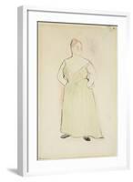 Woman in Evening Dress, 1912-Charles Demuth-Framed Giclee Print