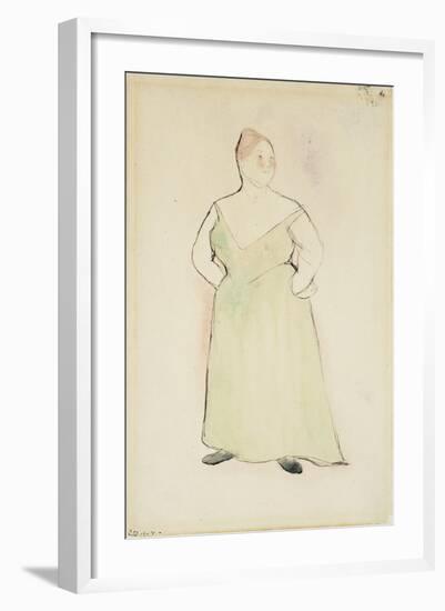 Woman in Evening Dress, 1912-Charles Demuth-Framed Giclee Print