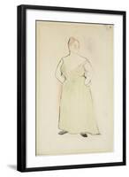 Woman in Evening Dress, 1912-Charles Demuth-Framed Giclee Print