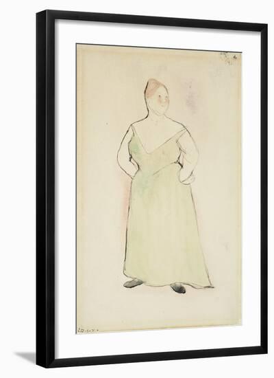 Woman in Evening Dress, 1912-Charles Demuth-Framed Giclee Print