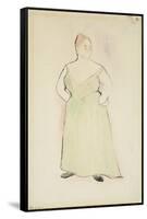 Woman in Evening Dress, 1912-Charles Demuth-Framed Stretched Canvas