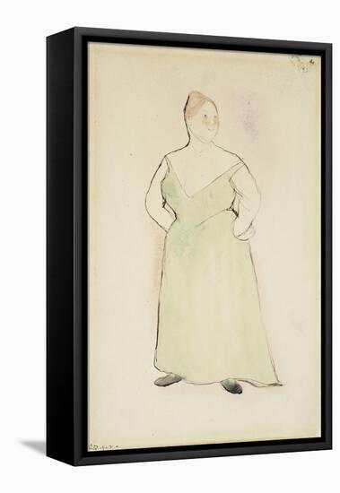 Woman in Evening Dress, 1912-Charles Demuth-Framed Stretched Canvas