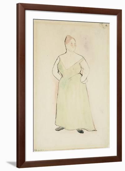 Woman in Evening Dress, 1912-Charles Demuth-Framed Giclee Print