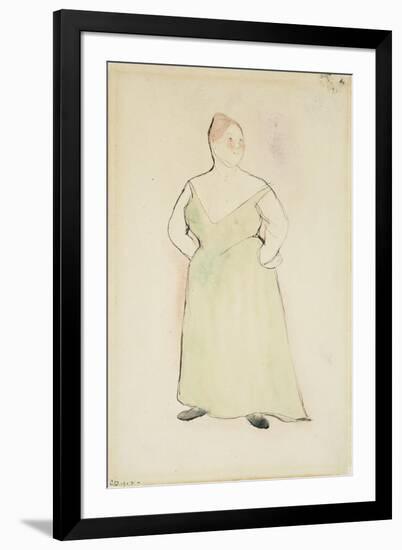 Woman in Evening Dress, 1912-Charles Demuth-Framed Giclee Print