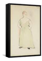 Woman in Evening Dress, 1912-Charles Demuth-Framed Stretched Canvas