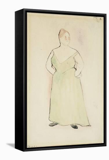 Woman in Evening Dress, 1912-Charles Demuth-Framed Stretched Canvas