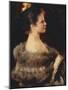 Woman in Evening Gown-Romà Ribera-Mounted Giclee Print