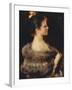 Woman in Evening Gown-Romà Ribera-Framed Giclee Print