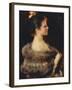 Woman in Evening Gown-Romà Ribera-Framed Giclee Print