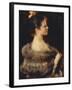 Woman in Evening Gown-Romà Ribera-Framed Giclee Print