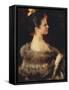 Woman in Evening Gown-Romà Ribera-Framed Stretched Canvas