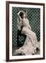 Woman in Fancy Gown-null-Framed Art Print