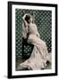 Woman in Fancy Gown-null-Framed Art Print