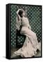 Woman in Fancy Gown-null-Framed Stretched Canvas