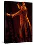 Woman in Flamenco Dress at Feria de Abril, Sevilla, Spain-Merrill Images-Stretched Canvas