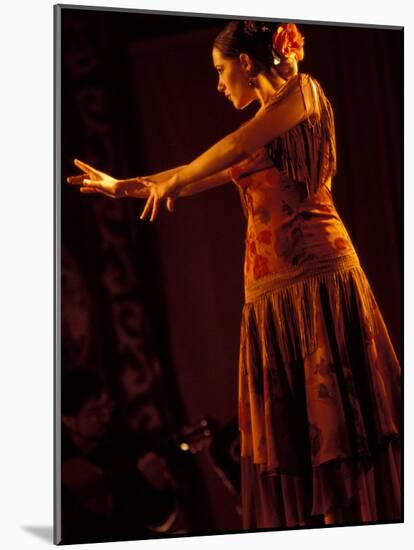 Woman in Flamenco Dress at Feria de Abril, Sevilla, Spain-Merrill Images-Mounted Photographic Print