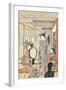 Woman in Front of Mirror-Katsukawa Shunsho-Framed Giclee Print