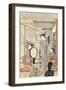 Woman in Front of Mirror-Katsukawa Shunsho-Framed Giclee Print