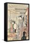 Woman in Front of Mirror-Katsukawa Shunsho-Framed Stretched Canvas