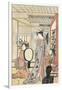 Woman in Front of Mirror-Katsukawa Shunsho-Framed Giclee Print