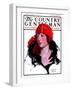 "Woman in Fur and Red Hat," Country Gentleman Cover, October 13, 1923-WM. Hoople-Framed Giclee Print