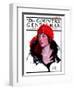 "Woman in Fur and Red Hat," Country Gentleman Cover, October 13, 1923-WM. Hoople-Framed Giclee Print