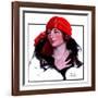 "Woman in Fur and Red Hat,"October 13, 1923-WM. Hoople-Framed Giclee Print