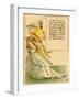 Woman In Gown And With Fan Turns Away The Head Of A Boar-Walter Crane-Framed Art Print