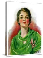 "Woman in Green,"March 23, 1929-William Haskell Coffin-Stretched Canvas