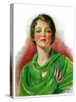 "Woman in Green,"March 23, 1929-William Haskell Coffin-Stretched Canvas