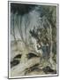 Woman in Green-Arthur Rackham-Mounted Art Print