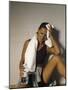 Woman in Gym after Workout, New York, New York, USA-null-Mounted Photographic Print